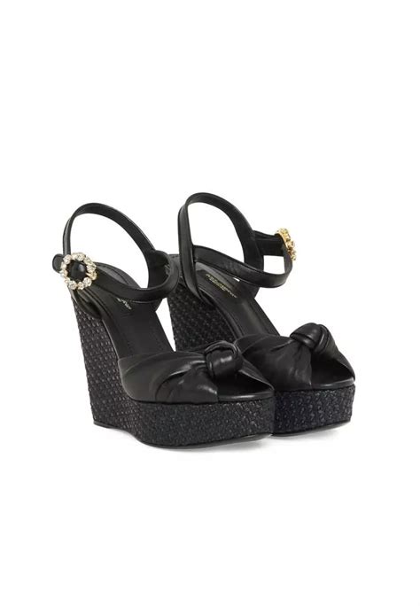 dolce gabbana wedge sandals|dolce e gabbana sandali donna.